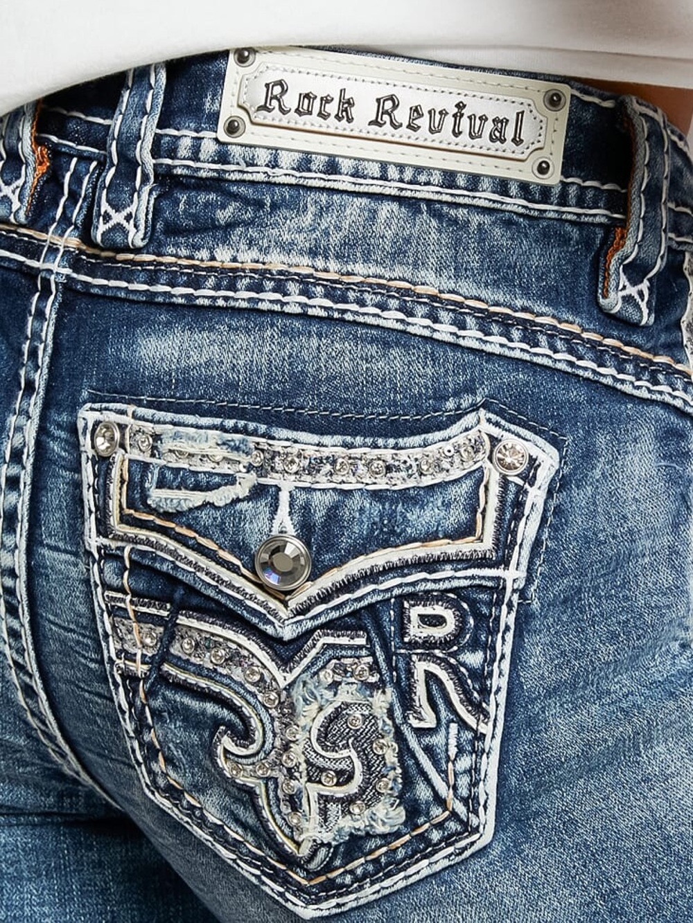 Exclusive Rock Revival Alivine Universal Boot Stretch Jean